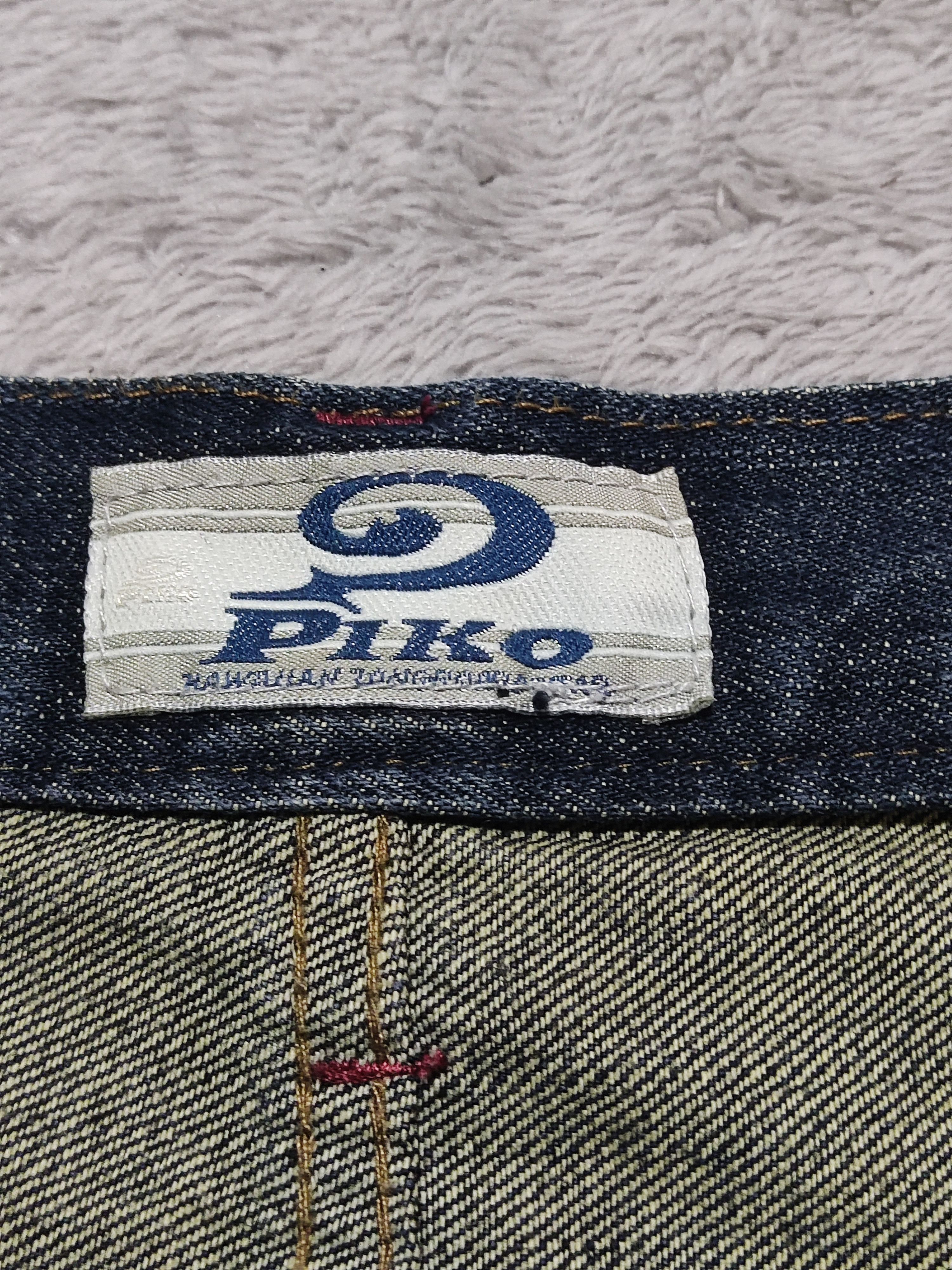 JNCO Piko JDM 3D Embossed Logo Denim Jorts Y2K Surf Skate Size US 31 - 15 Thumbnail