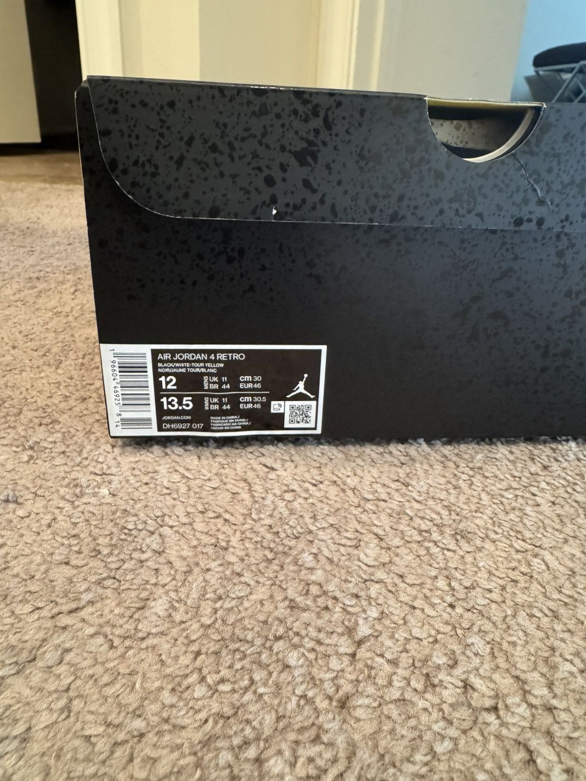 Jordan Brand Air Jordan 4 Retro Thunder Size US 12 / EU 45 - 8 Thumbnail