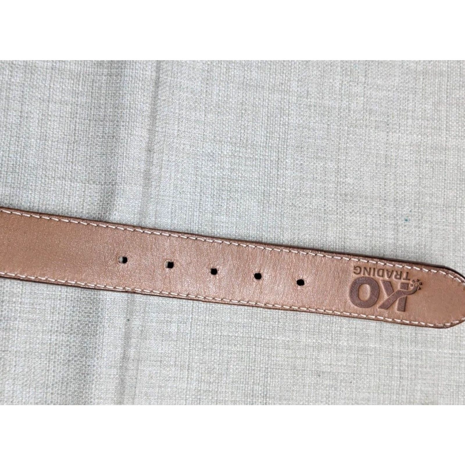 Vintage VINTAGE KO Trading Western Belt Sunflower Cowhide Leather 30 Brown Floral 1-1/2" Belt Men's Vintage Western Belt 30 Brown Sunflower KO Trading Mens Size 30 - 7 Thumbnail