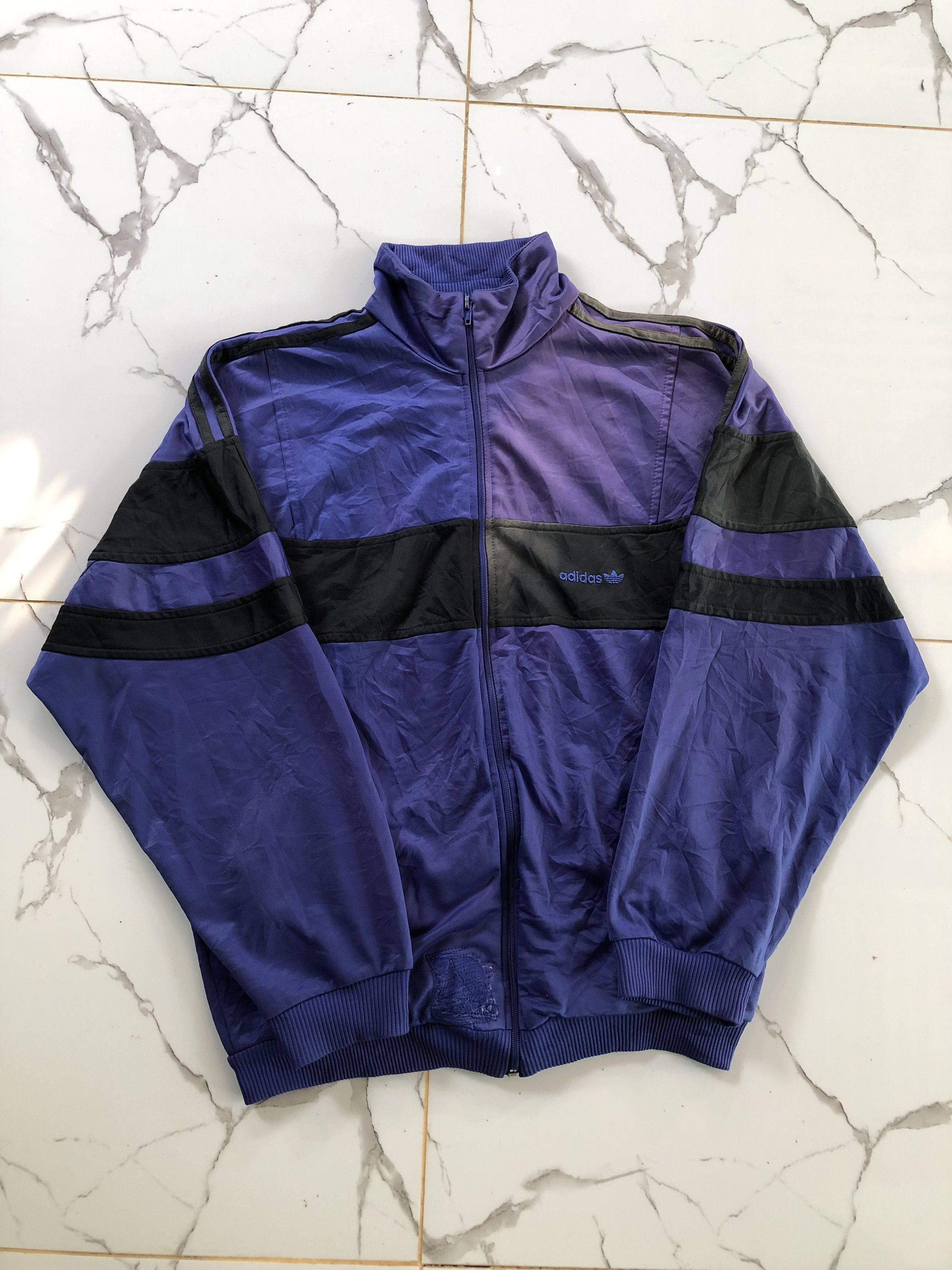 Adidas Purple and Yellow Track Jacket | Grailed