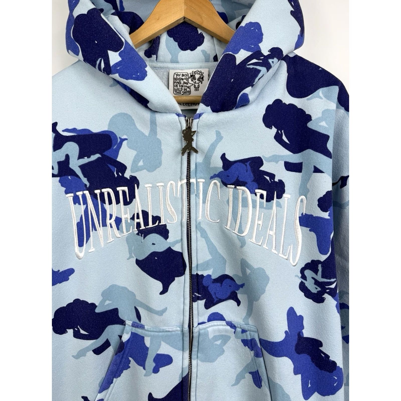 Named Collective Named Collective Y2K Sexy Girl Camo Baggy Zip Up Hoodie M/L Size US M / EU 48-50 / 2 - 4 Thumbnail