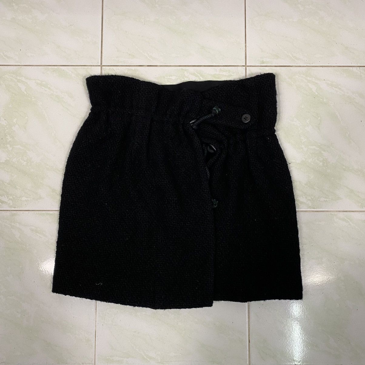 Yohji Yamamoto 🔥VINTAGE WOOL WRAP SKIRT Y’S YOHJI YAMAMOTO AVANT GARDE Size 30" / US 8 / IT 44 - 14 Thumbnail