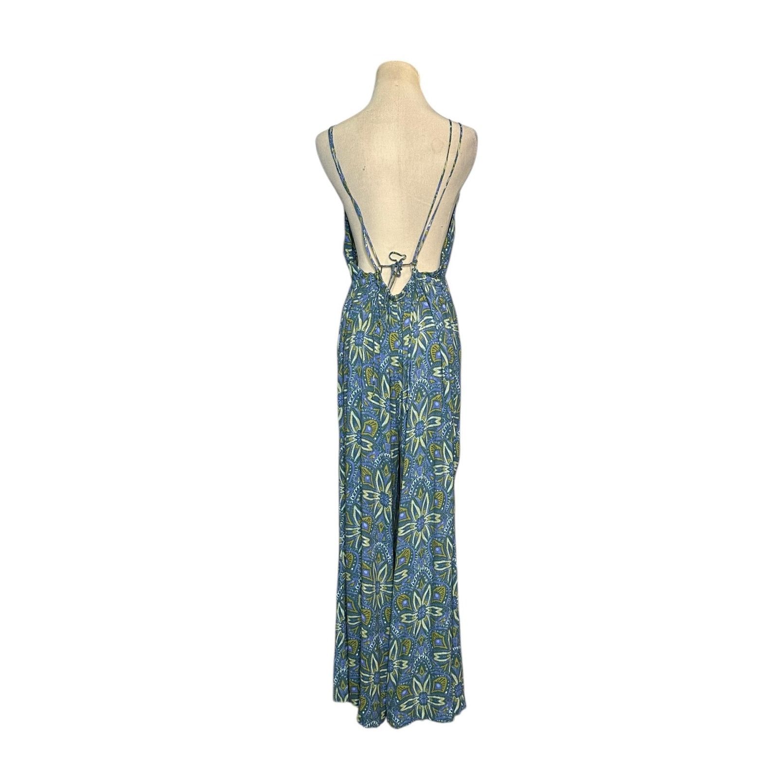 Free People Free People Hard Days Floral Sleeveless Jumpsuit Small Size 27" / US 4 / IT 40 - 2 Thumbnail