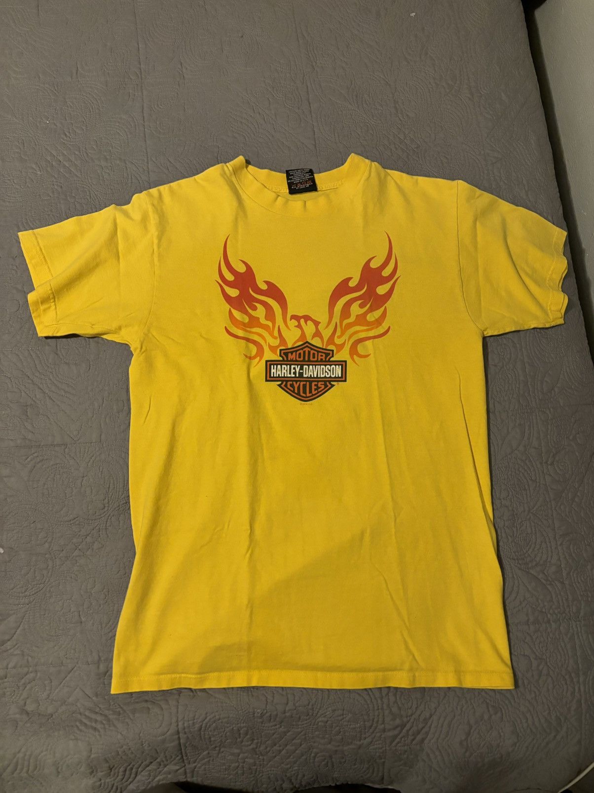Harley Davidson × Vintage Harley Davidson tee with Phoenix design Size US L / EU 52-54 / 3 - 2 Thumbnail