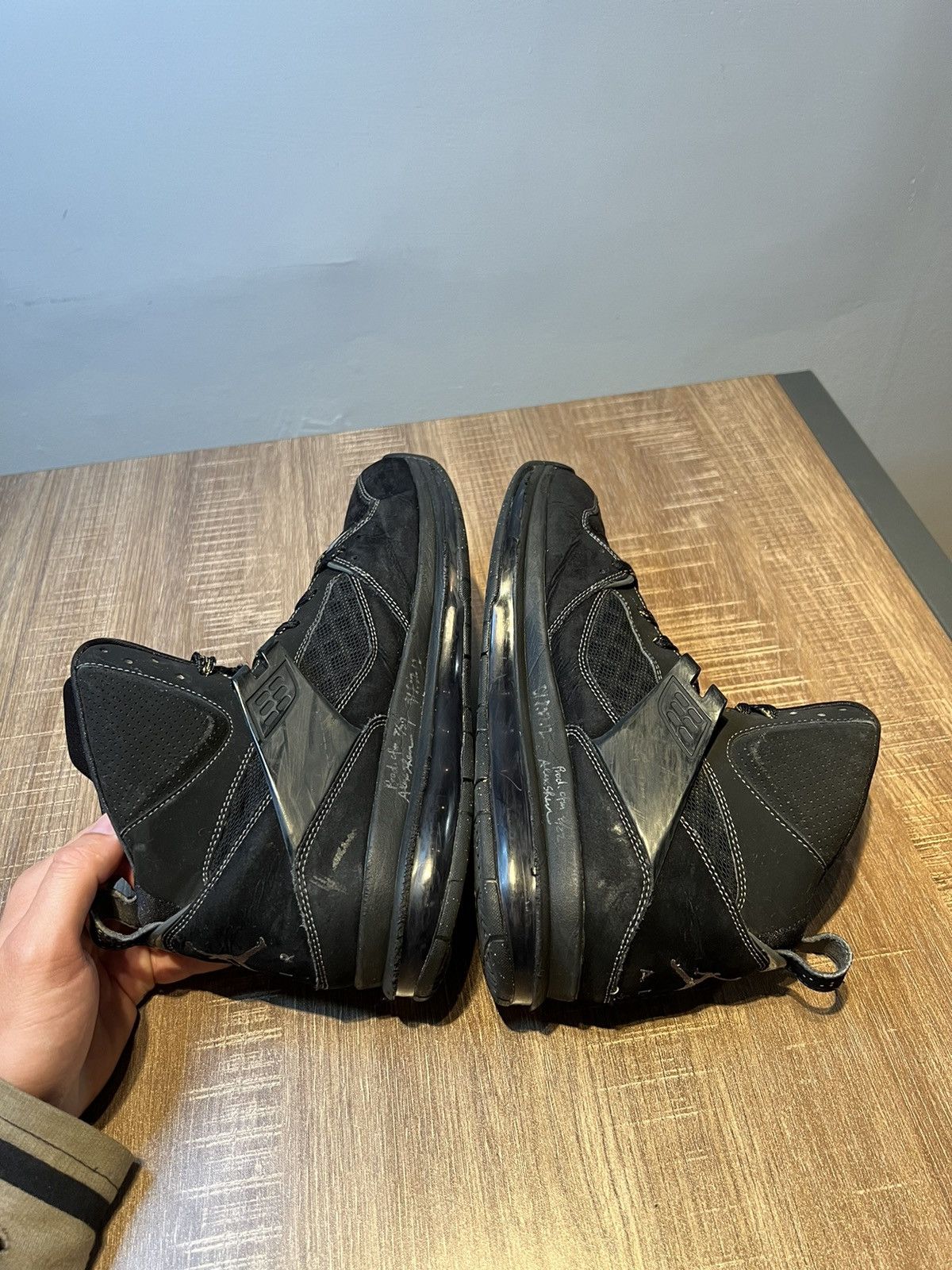 Jordan Brand Jordan Sample Flight 45 High Max Basketball Black Size 9 Size US 9 / EU 42 - 5 Thumbnail