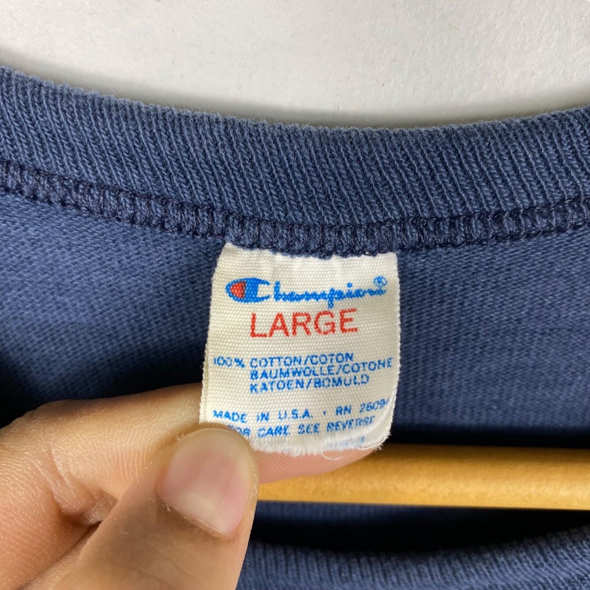 Champion Vintage 80's Champion NEW YORK YANKEES Graphic Faded Tee Size US L / EU 52-54 / 3 - 6 Thumbnail