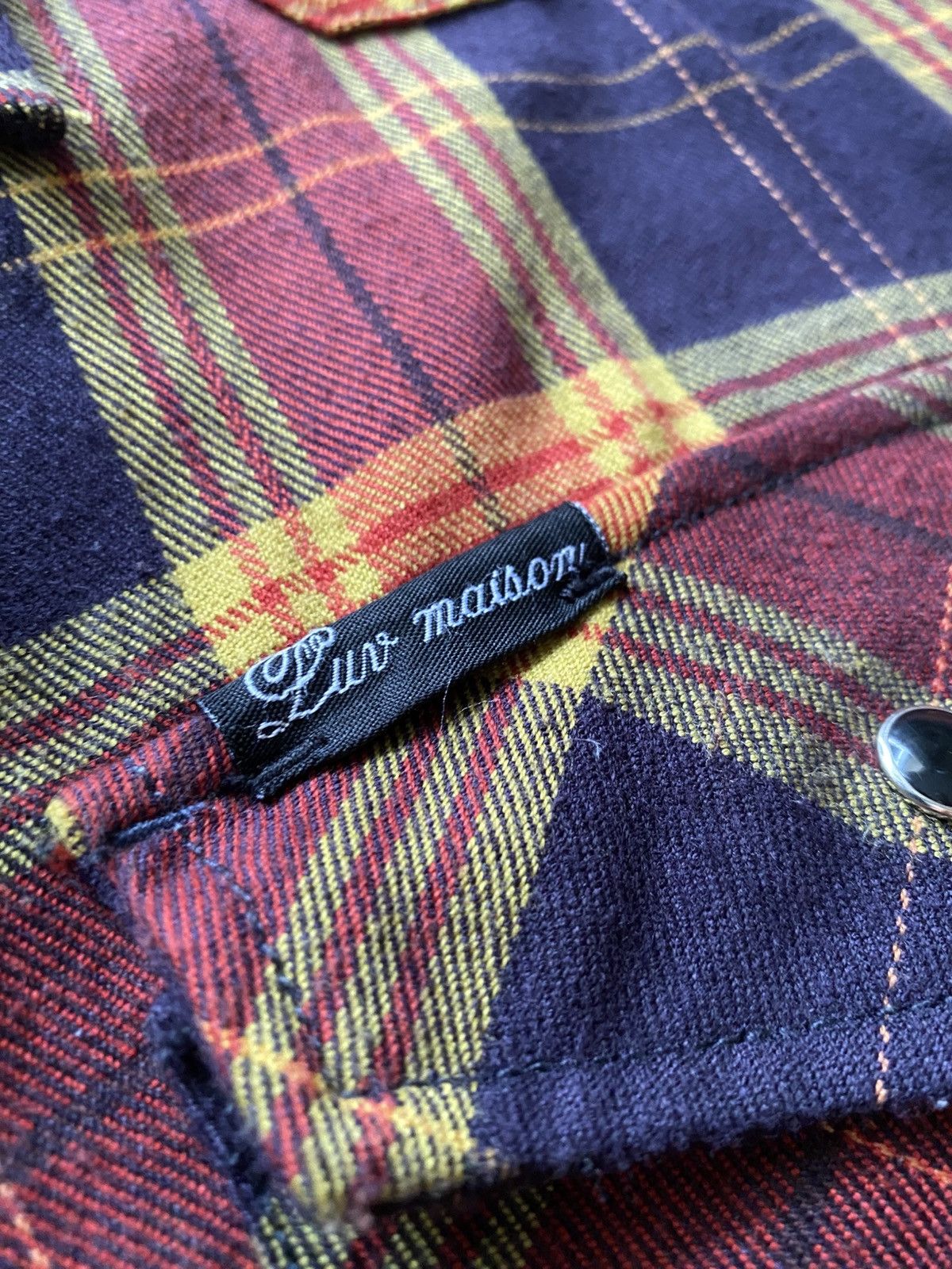 Other Y2K Luv Maison Jackrose Flannel Shirt Size US M / EU 48-50 / 2 - 6 Thumbnail