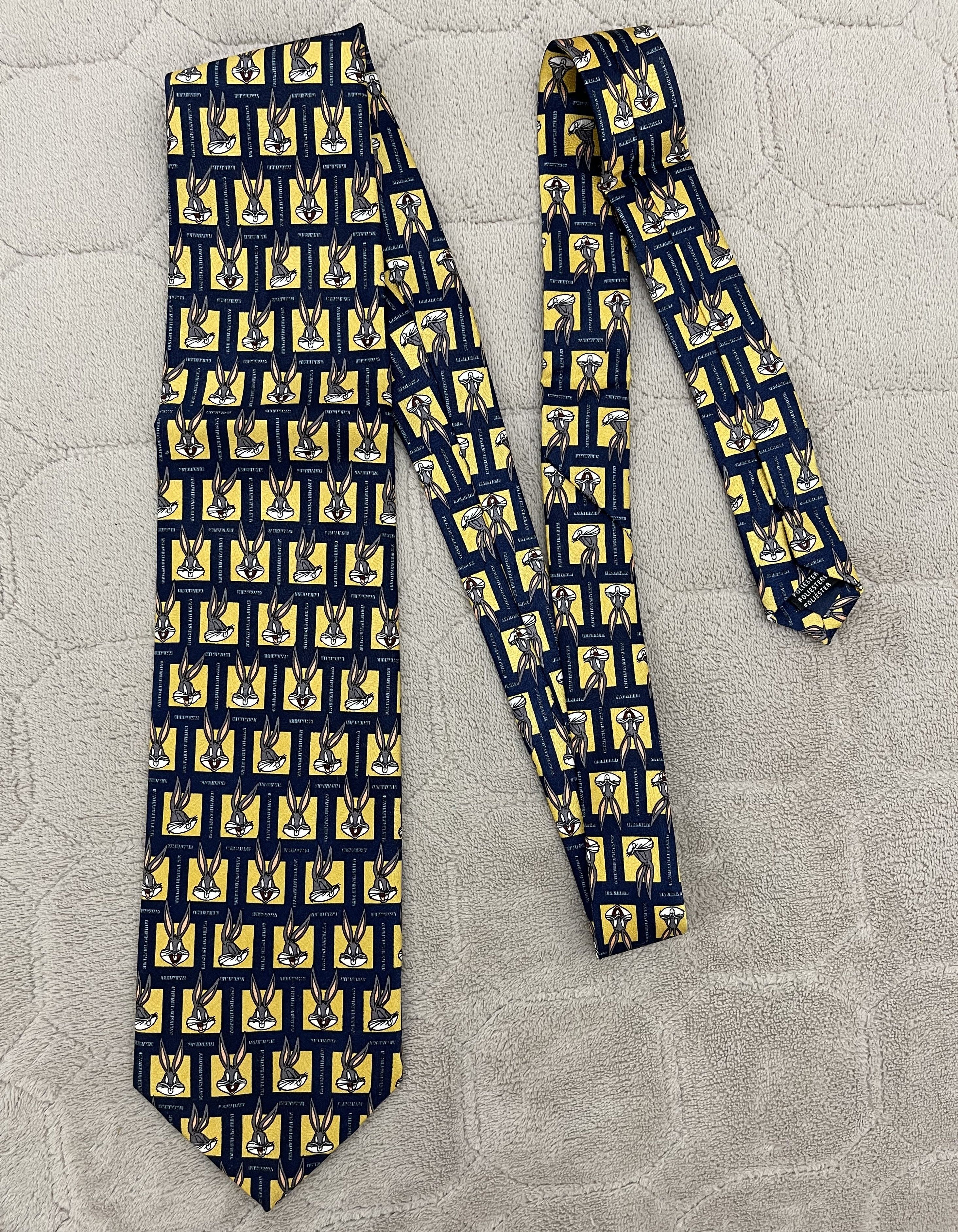 Vintage × Warner Bros Bunny Rabbit Warner Bros Vintage Tie 1997 Size ONE SIZE - 1 Thumbnail