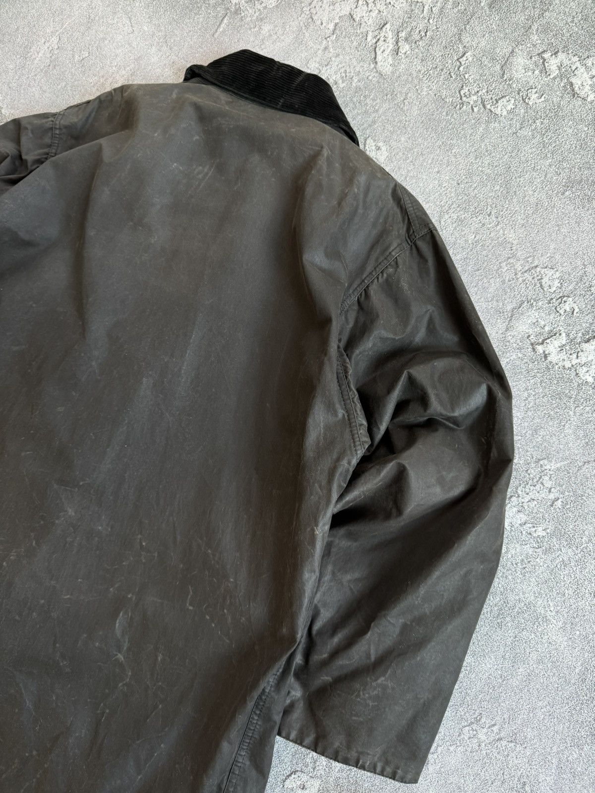 Barbour × Vintage Barbour A206 Border C48/112cm jacket + lining coat waxed wax Size US XL / EU 56 / 4 - 23 Thumbnail