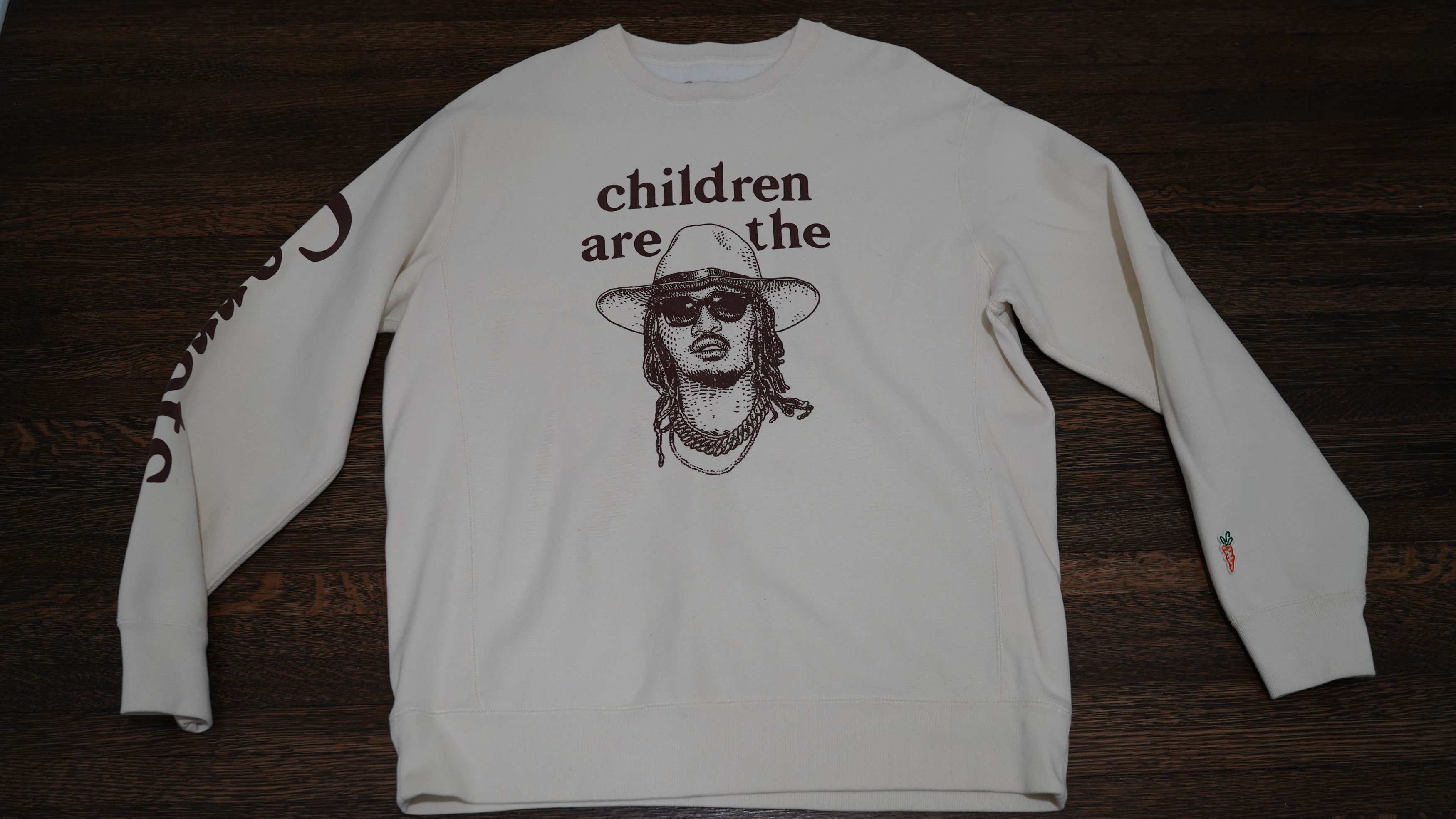Carrots by Anwar Carrots Children are the Future Carrots Crewneck Sweater Size US XL / EU 56 / 4 - 1 Thumbnail