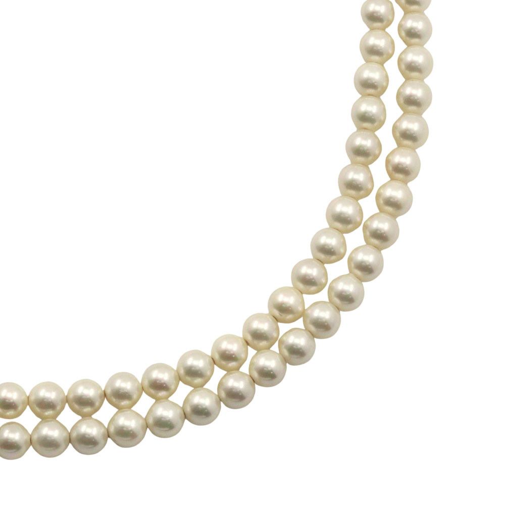 Other Other Pearl Silver Long Necklace Metal Necklace DUTY FREE for USA Size ONE SIZE - 1 Thumbnail