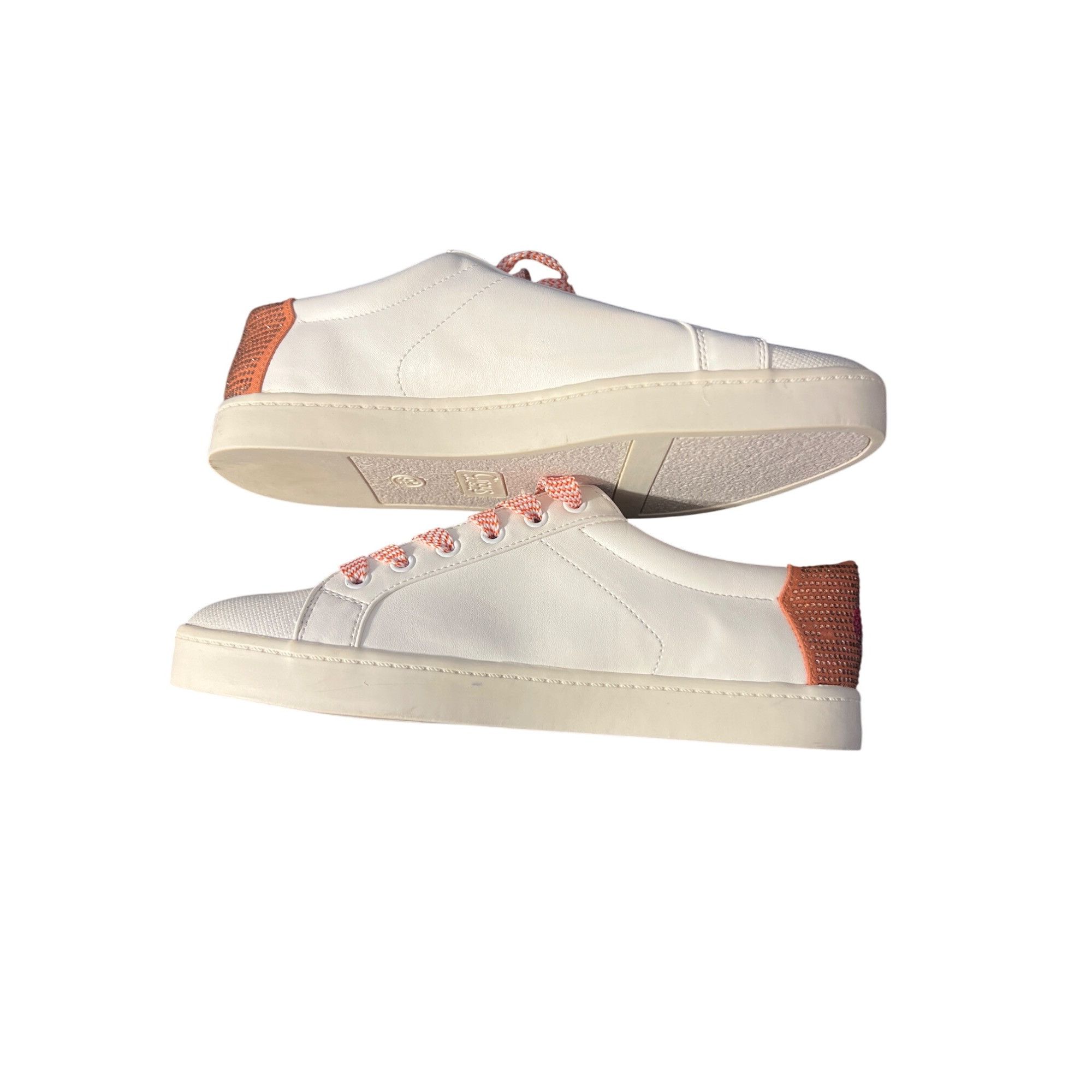 Sam Edelman Circus Sam Edelman Flamingo Embellished Sneakers Shoes White Size US 9.5 / IT 39.5 - 5 Thumbnail