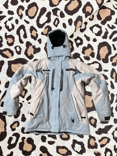 Spyder Spyder White and Blue Jacket logo print Y2K Size US M / EU 48-50 / 2 - 1 Thumbnail