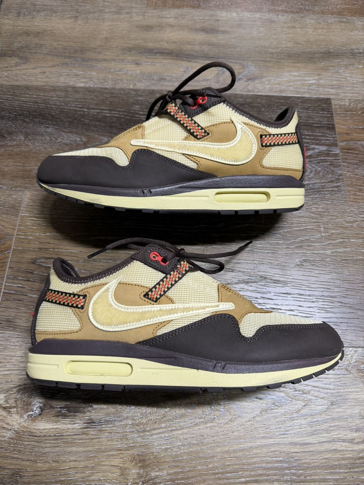 Nike × Travis Scott Travis Scott Nike Air Max 1 Baroque Brown Size US 11 / EU 44 - 1 Thumbnail