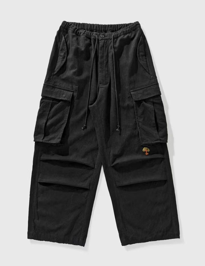 Story Mfg. Story mfg. Peace Pants - Black Slub Size US 30 / EU 46 - 1 Thumbnail