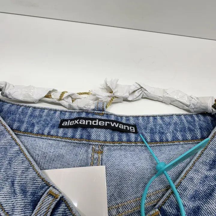 Alexander Wang Alexander Wang Blue Relaxed Fit Denim Pants - Size 25" / US 0 / IT 36 - 4 Thumbnail
