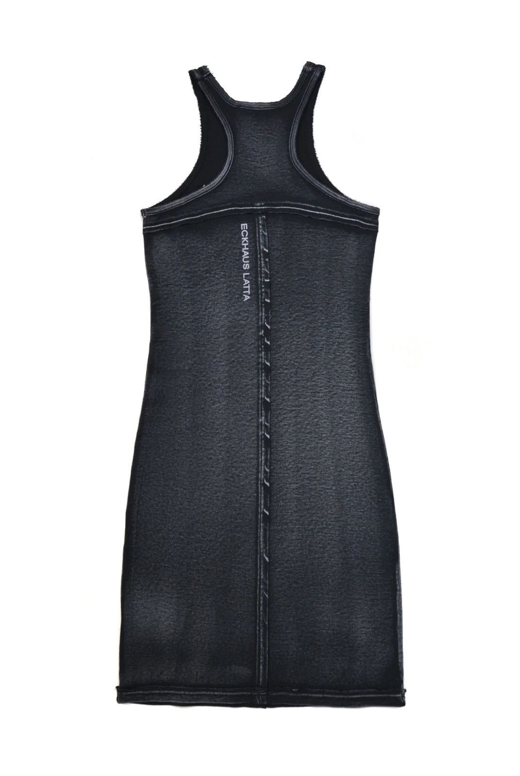 Eckhaus Latta Eckhaus Latta Lapped Mini Dress Charcoal Size M / US 6-8 / IT 42-44 - 3 Thumbnail