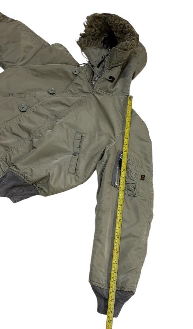 Alpha Industries Vintage Alpha Industries Bombers Hoodie Flight Jacket Size US M / EU 48-50 / 2 - 22 Thumbnail