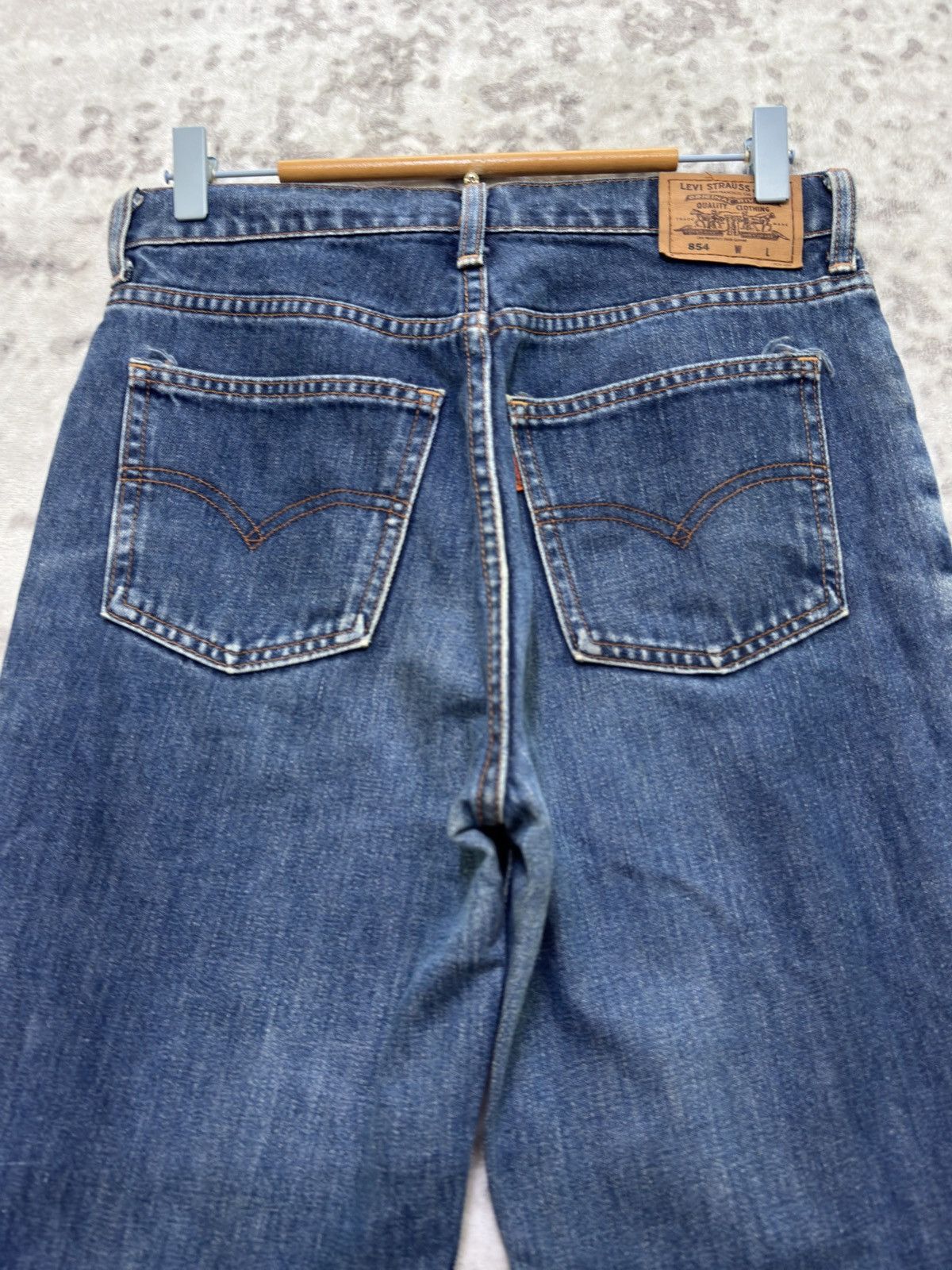 Levi's Vintage Levi’s 854 Orange Tab High Waist Mom Fit Denim Jeans Size US 28 / EU 44 - 9 Thumbnail