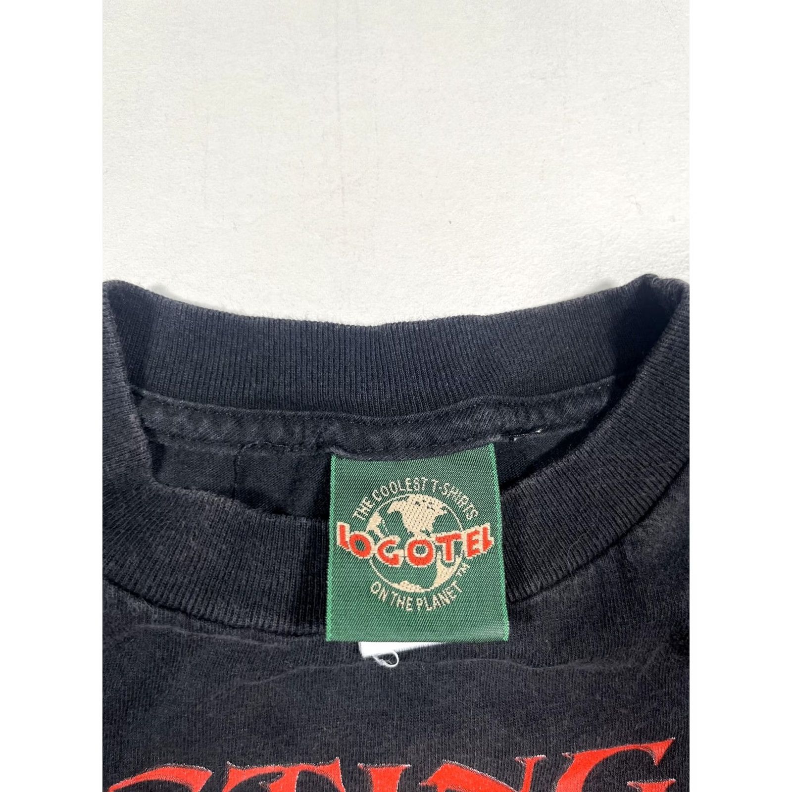 Vintage VINTAGE WCW Sting Shirt Mens Small Black Wrestling NWO Logotel Graphic Tee 1998 Size US S / EU 44-46 / 1 - 4 Thumbnail