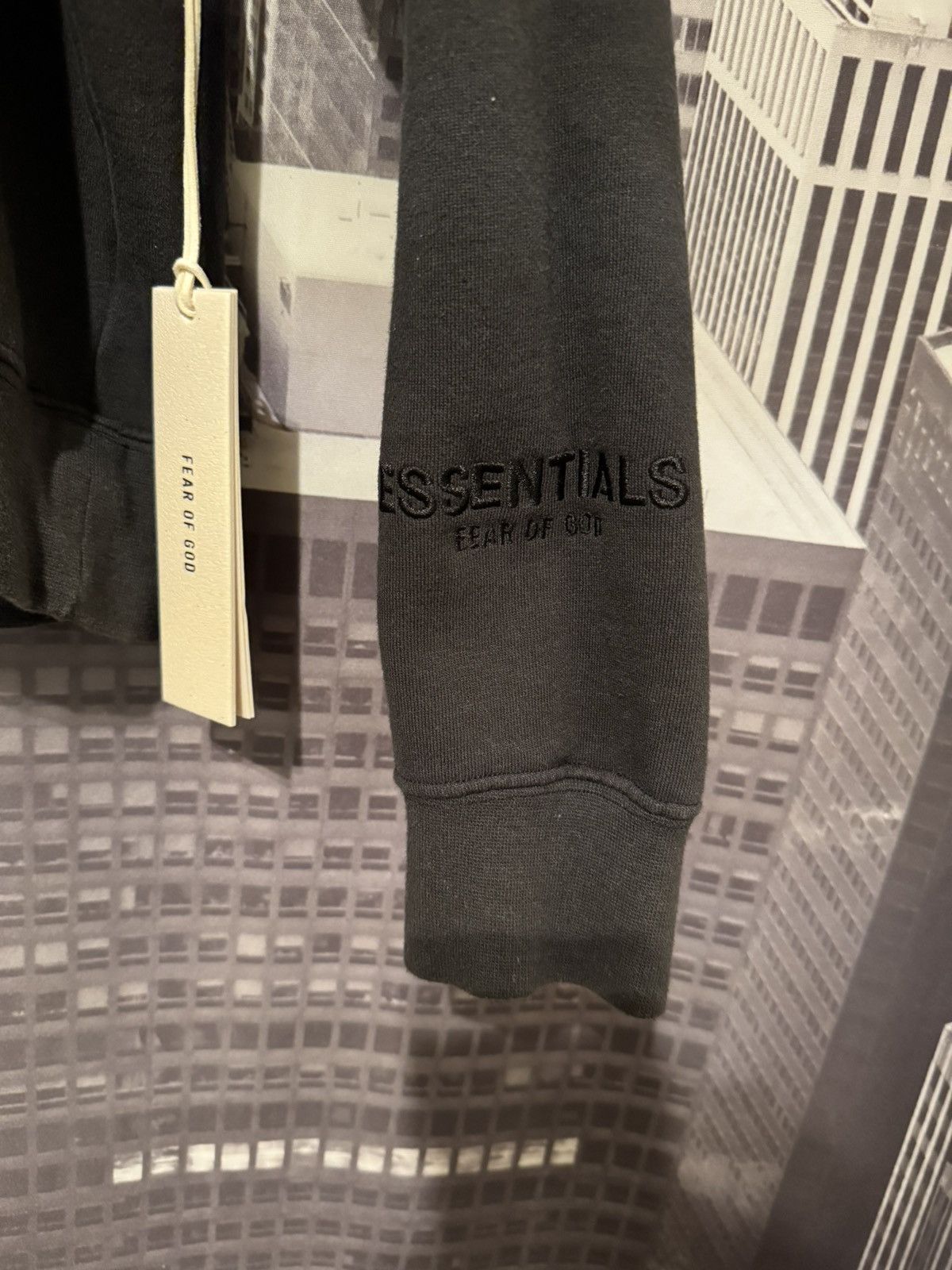 Fear of God 🔥Fear of God Essentials 3M Graphic Hoodie FW19 Black SZ S Size US S / EU 44-46 / 1 - 6 Thumbnail