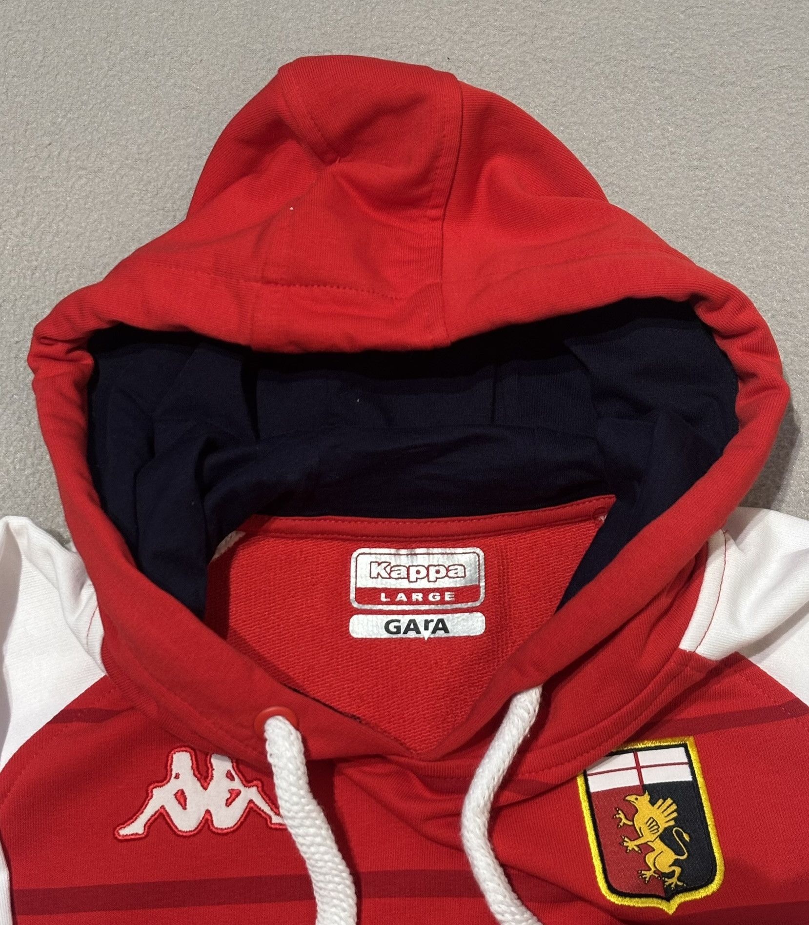 Kappa Genoa CFC 2021/2022 Kappa Hoodie Size L Size L / US 10 / IT 46 - 15 Thumbnail