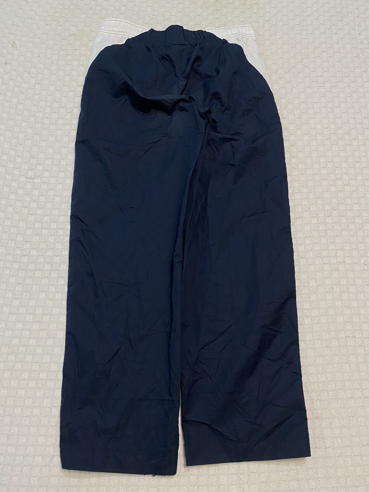 Billie Eilish × Nike 💥 VINTAGE NIKE 90S BAGGY WIDE LEG SWOOSH TRACK PANTS Y2K Size US 34 / EU 50 - 9 Thumbnail