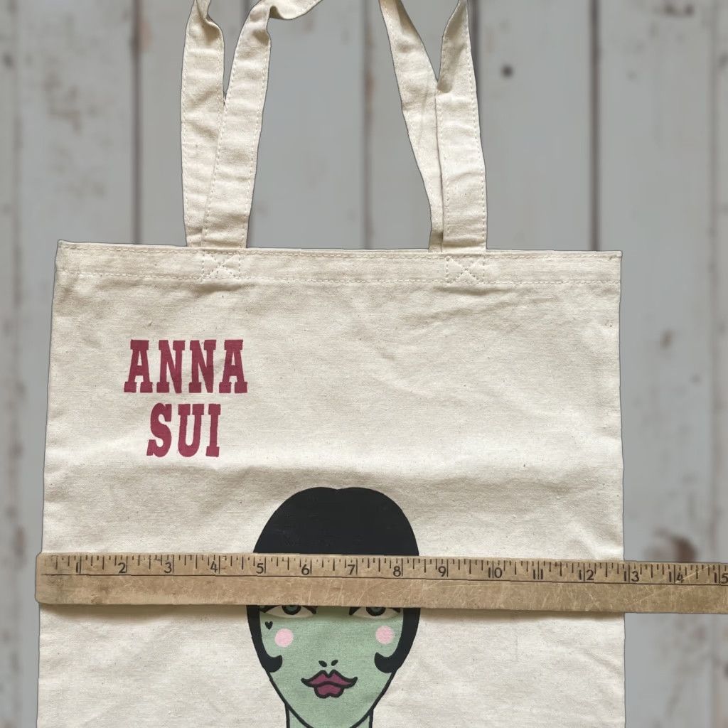 Anna Sui VINTAGE Anna Sui Tote Cartoon Travel Unisex Adults Cotton See Photos NWOT Tote Bag Size ONE SIZE - 1 Thumbnail