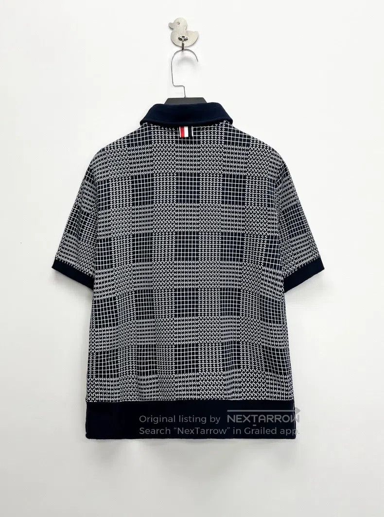 Thom Browne Thom Browne Navy Blue Polo Short Sleeve Size US S / EU 44-46 / 1 - 2 Thumbnail