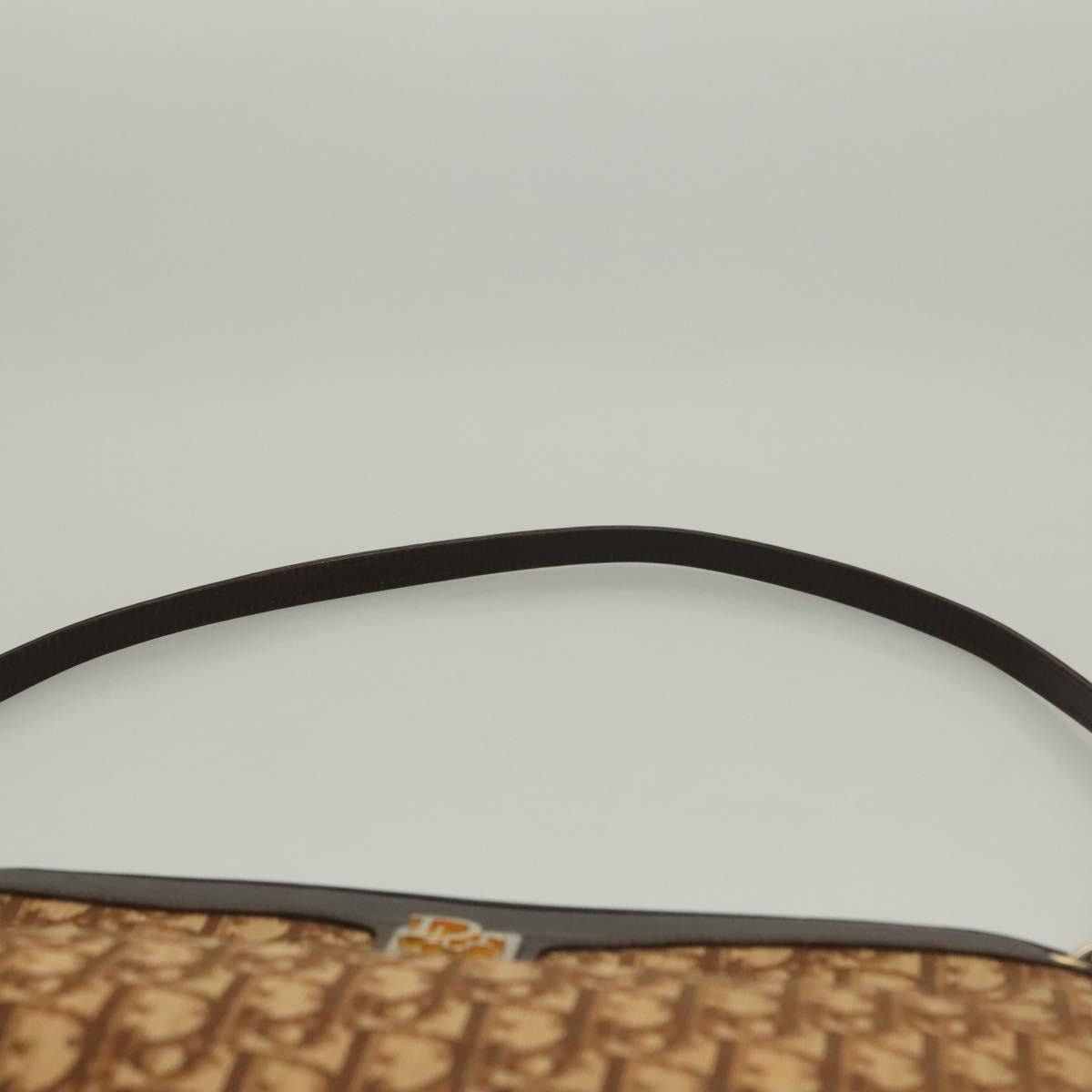 Dior DIOR Trotter Canvas Shoulder Bag Brown Gold Size ONE SIZE - 8 Thumbnail