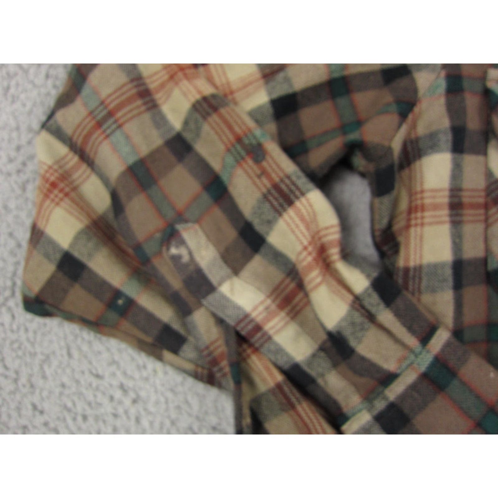 Thrasher Vintage Mervyns Shirt Mens M Brown Flannel Knit Casual 80s Cobain Button-Up Collared Long Sleeve Plaid Size US M / EU 48-50 / 2 - 7 Thumbnail