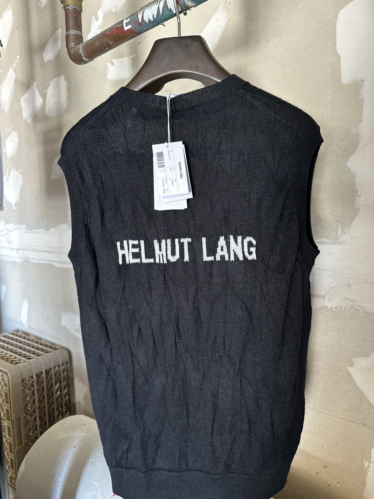 Helmut Lang BNWTS”440$” Helmut lang SLEEVELESS CRUSHED KNIT TOP Size US M / EU 48-50 / 2 - 1 Thumbnail