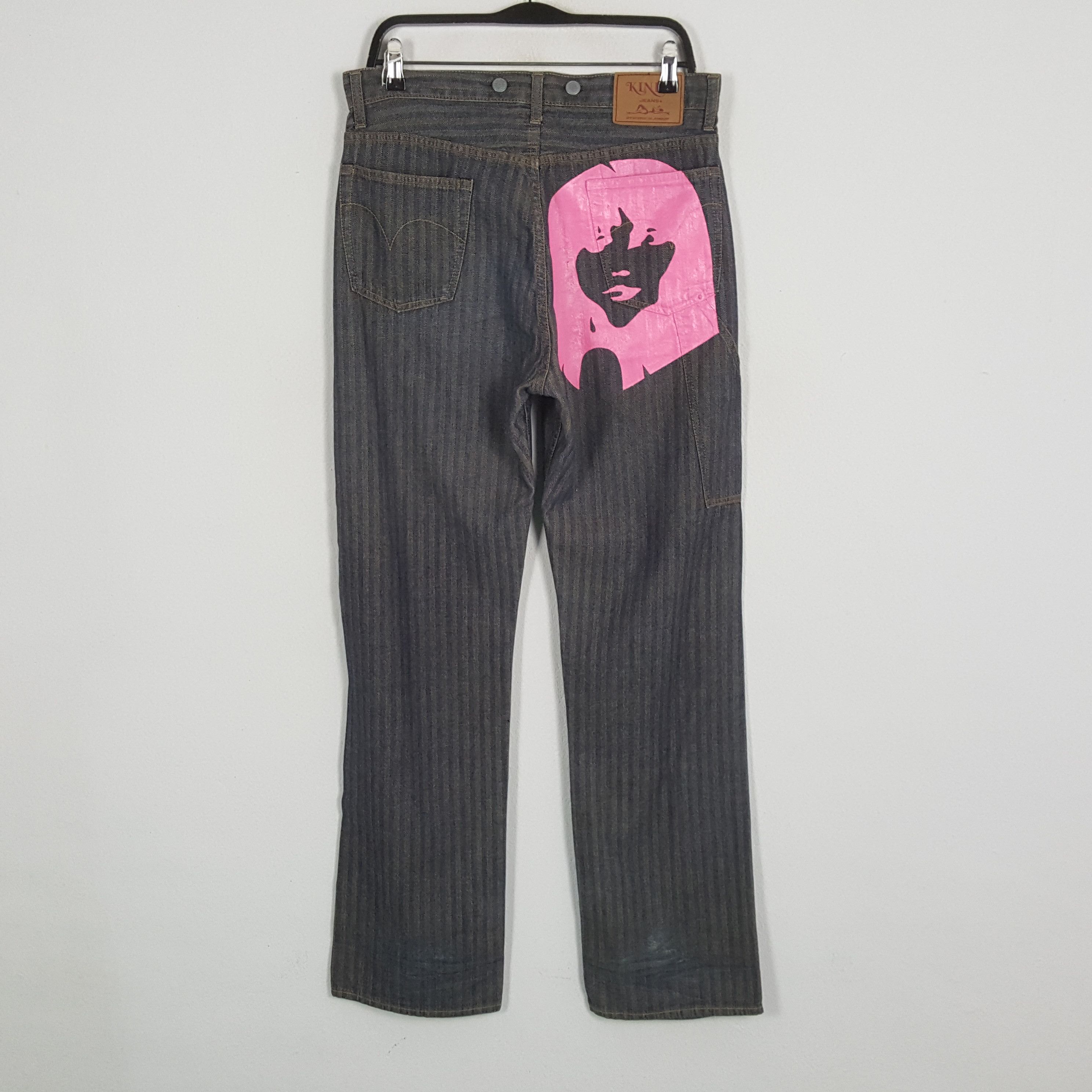 Hysteric Glamour HYSTERIC GLAMOUR Japanese Brand Custom Art Jeans Size US 31 - 1 Thumbnail
