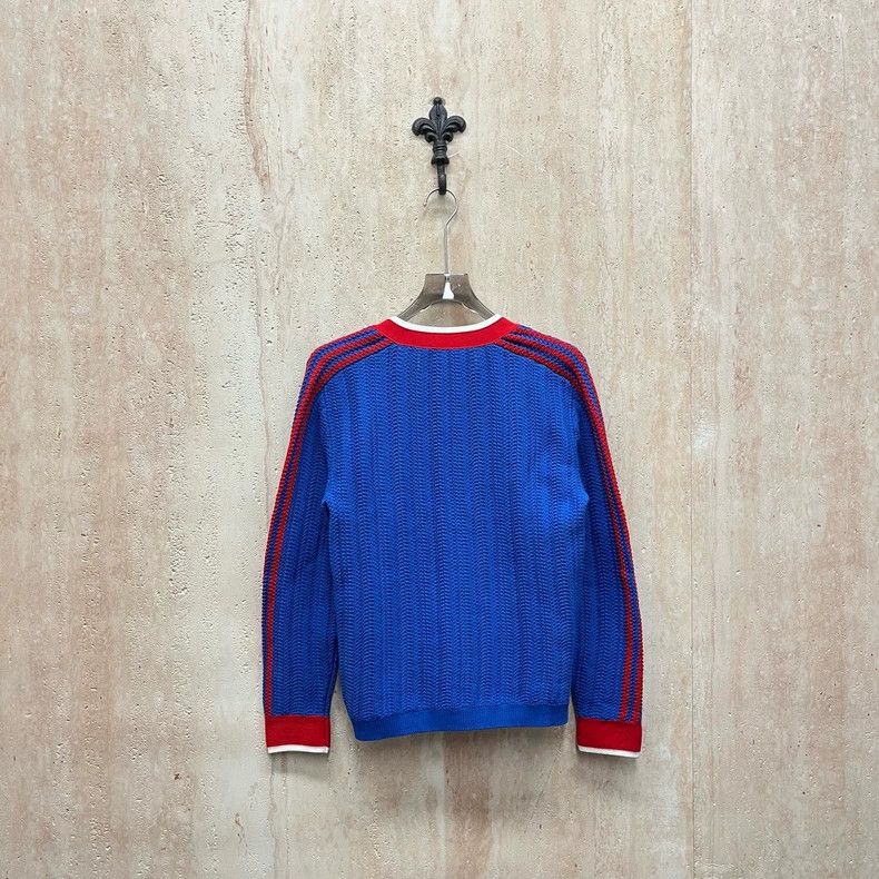 Gucci Gucci Co-branded color-blocked striped gold buckle knitted Size XS / US 0-2 / IT 36-38 - 2 Thumbnail