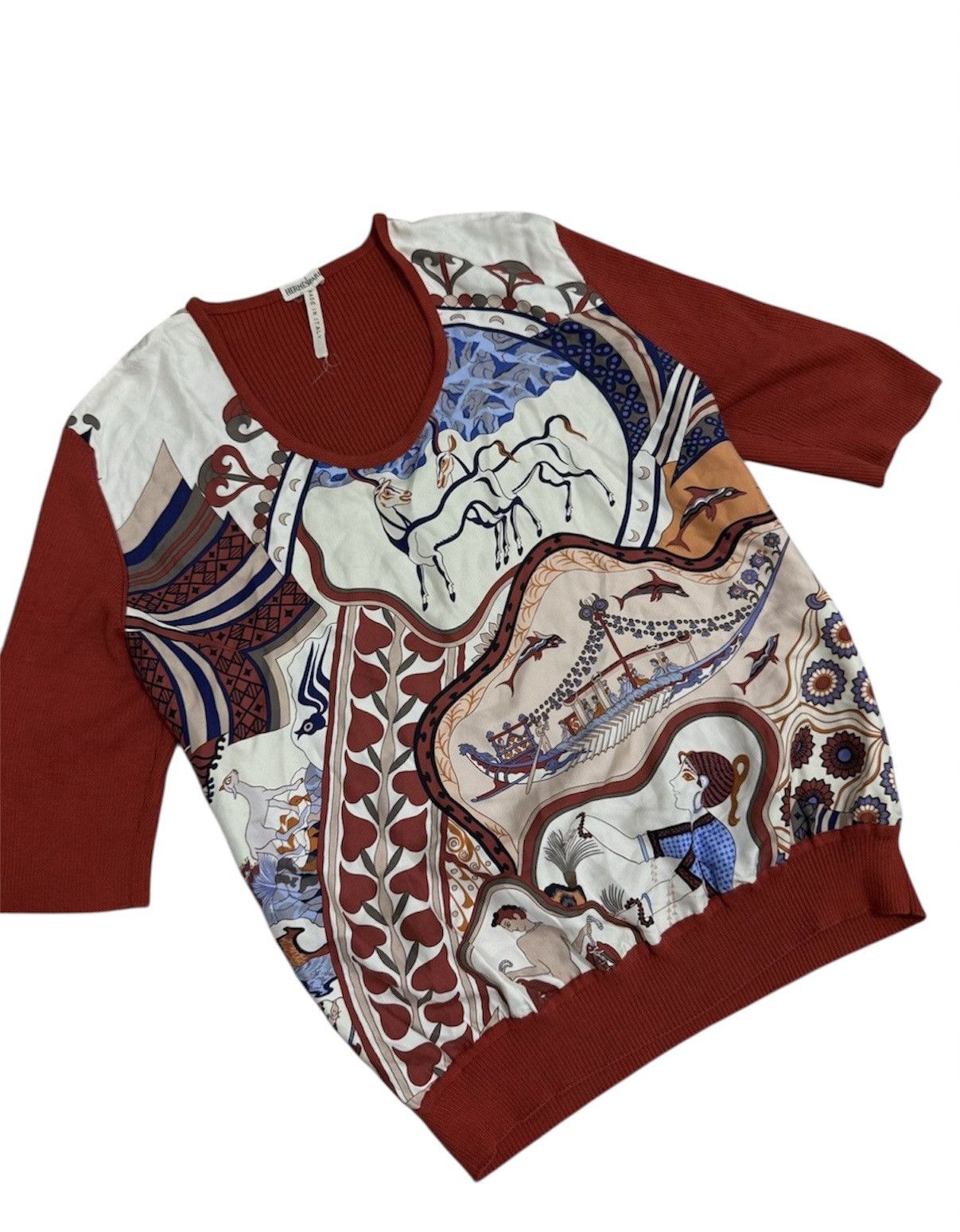 Hermes Hermes vintage tshirt Size M / US 6-8 / IT 42-44 - 2 Thumbnail