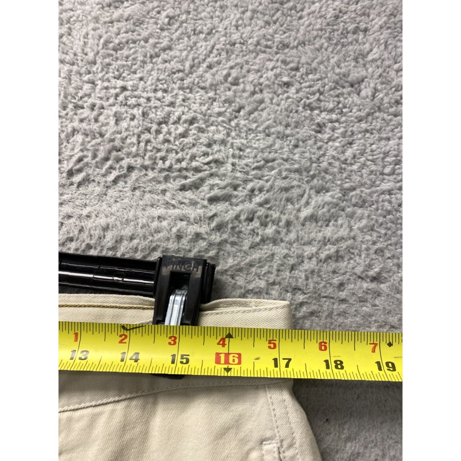 Calvin Klein CALVIN KLEIN Pants Slim Regular 34x30 Men Dark Ivory / Ivory 34 Men's Casual Stretch pants Size US 34 / EU 50 - 3 Thumbnail