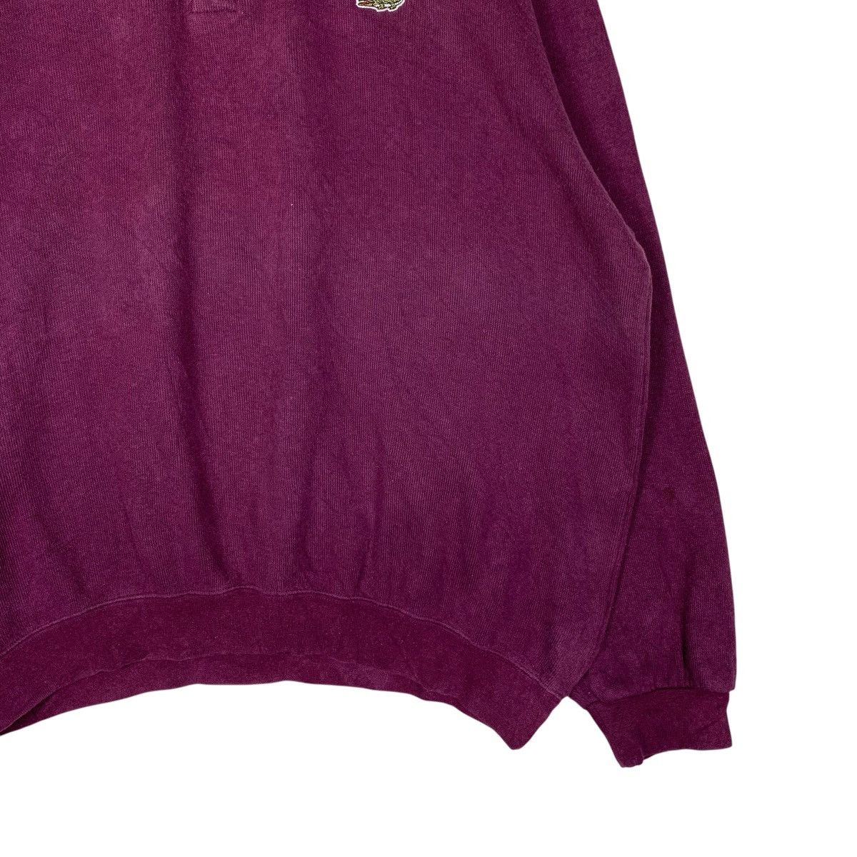 Japanese Brand CROCODILE Half Button Purple Polo Sweatshirt #1499-C67 Size US XXL / EU 58 / 5 - 4 Thumbnail