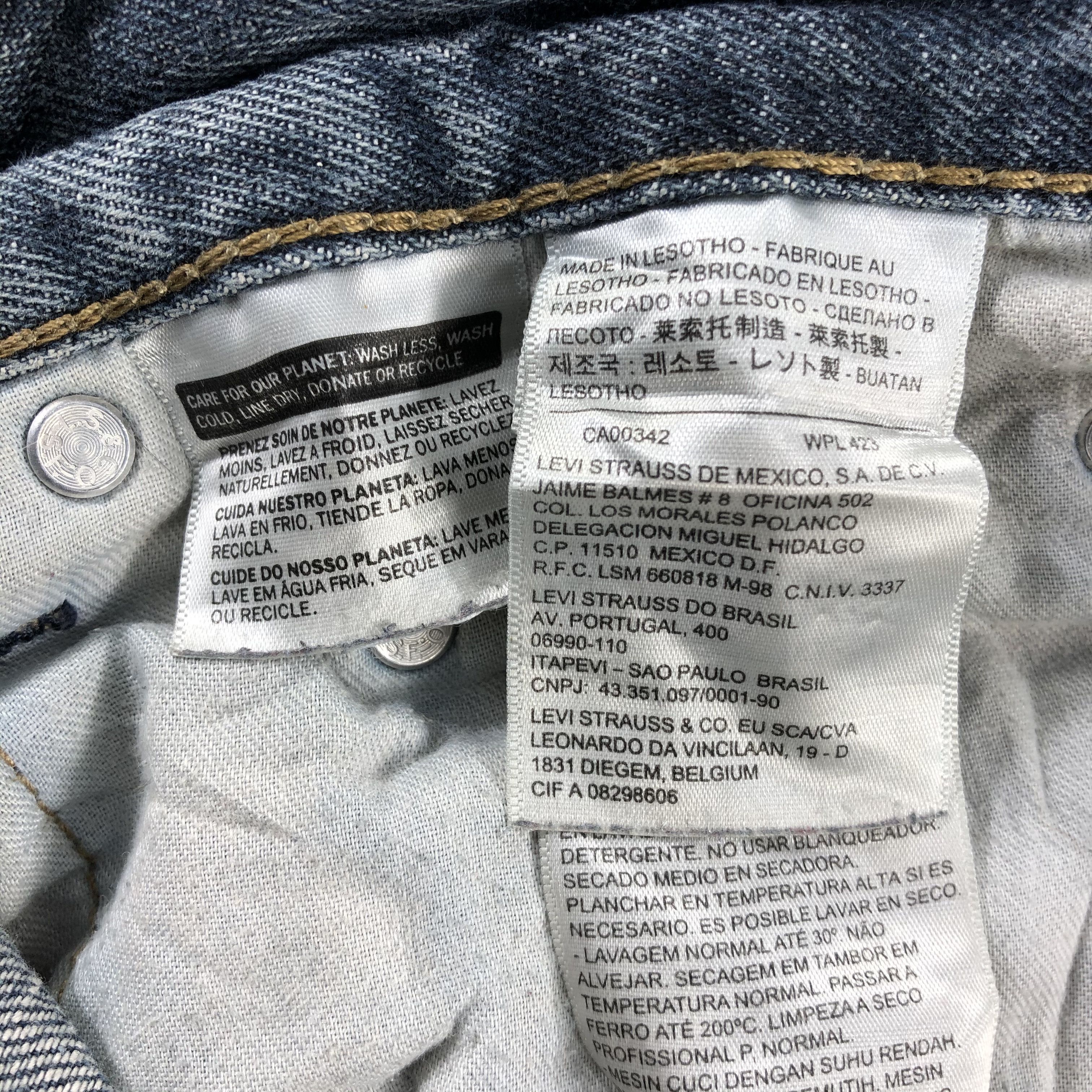 Levi's Vintage Levis 514 Jeans-J2318 Size US 33 - 14 Thumbnail