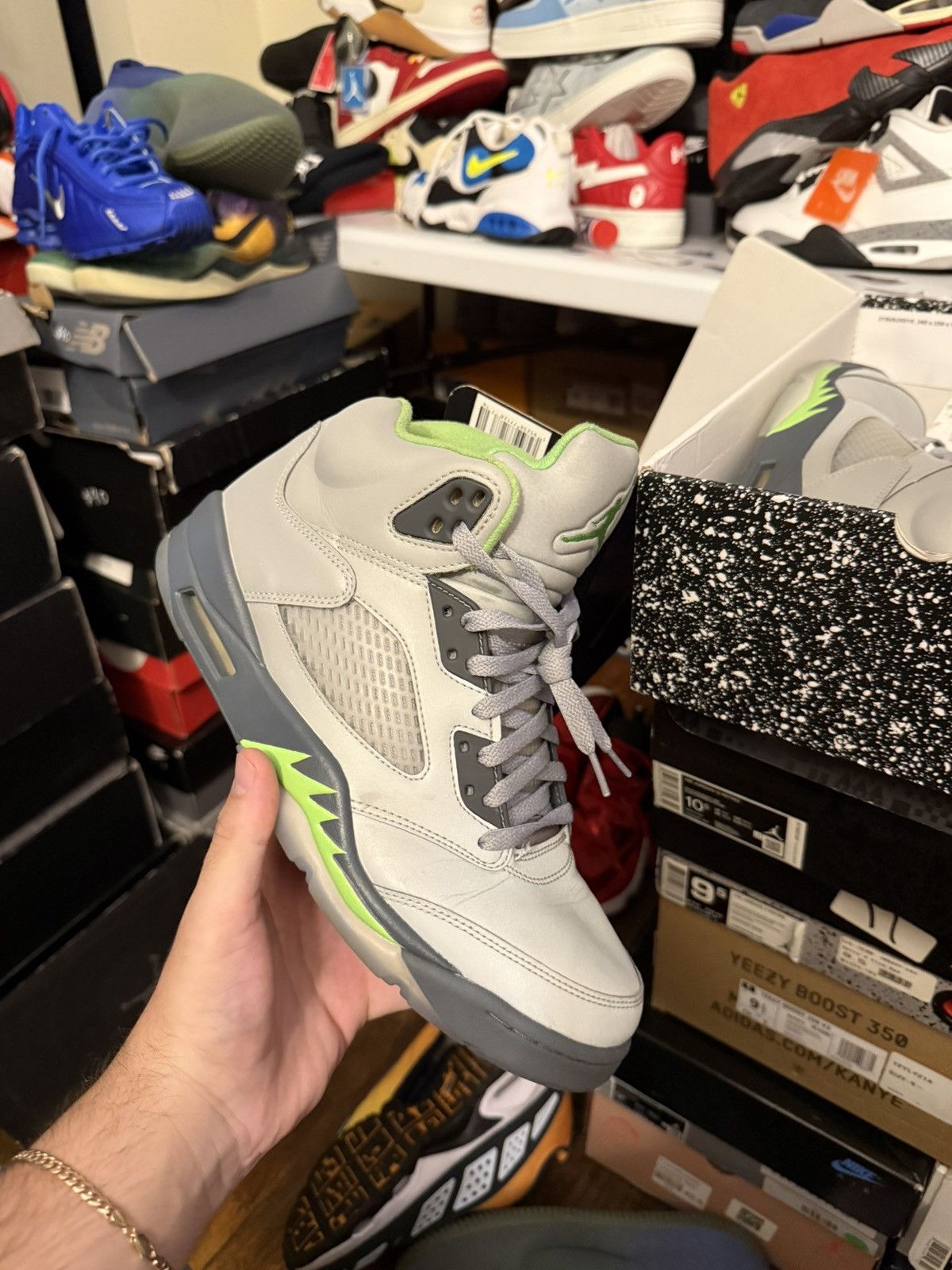 Jordan Brand Jordan 5 retro green bean size 10.5 Size US 10.5 / EU 43-44 - 1 Thumbnail