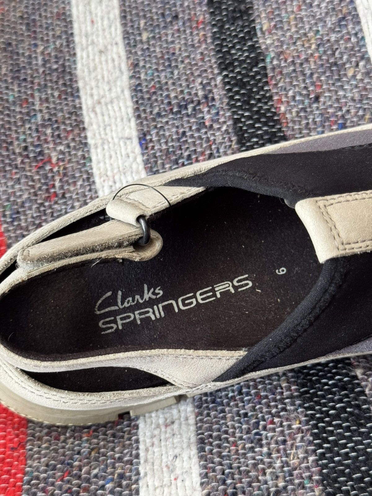 Clarks Vintage 00’s Clarks y2k Women’s Low Leather Suede Slip-Ons Size US 8.5 / IT 38.5 - 11 Thumbnail