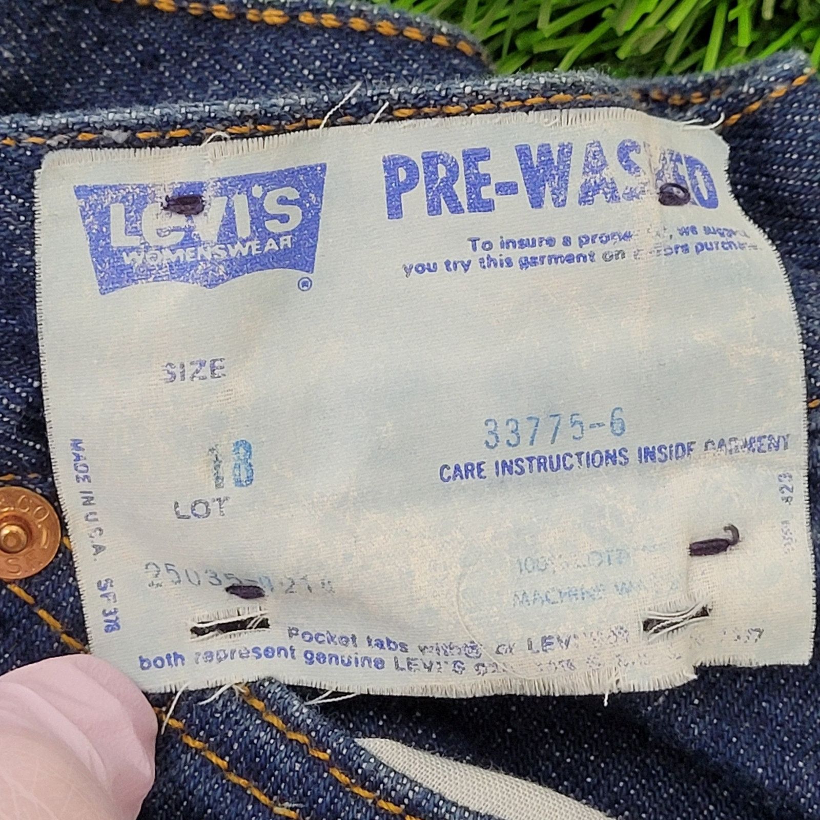 Levi's Vintage 80s LEVIS High-Rise Mom Jeans Womens 4/5 28x32 Baggy Size 28" / US 6 / IT 42 - 9 Thumbnail