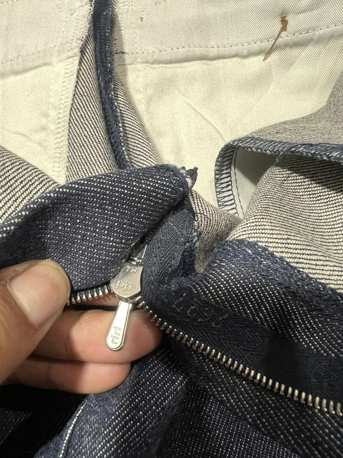 Helmut Lang 2000s Japanese Apc Paris Selvedge Raw Jeans Short Jorts y2k Size US 26 / EU 42 - 8 Thumbnail