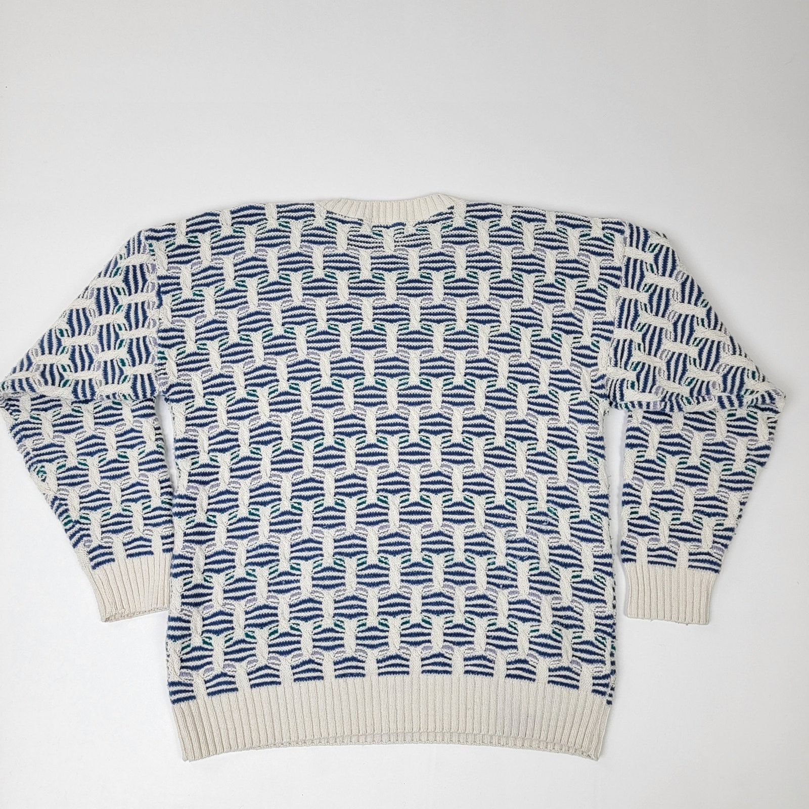 Vintage Vintage Chunky Knit Sweater - L Size US L / EU 52-54 / 3 - 2 Thumbnail