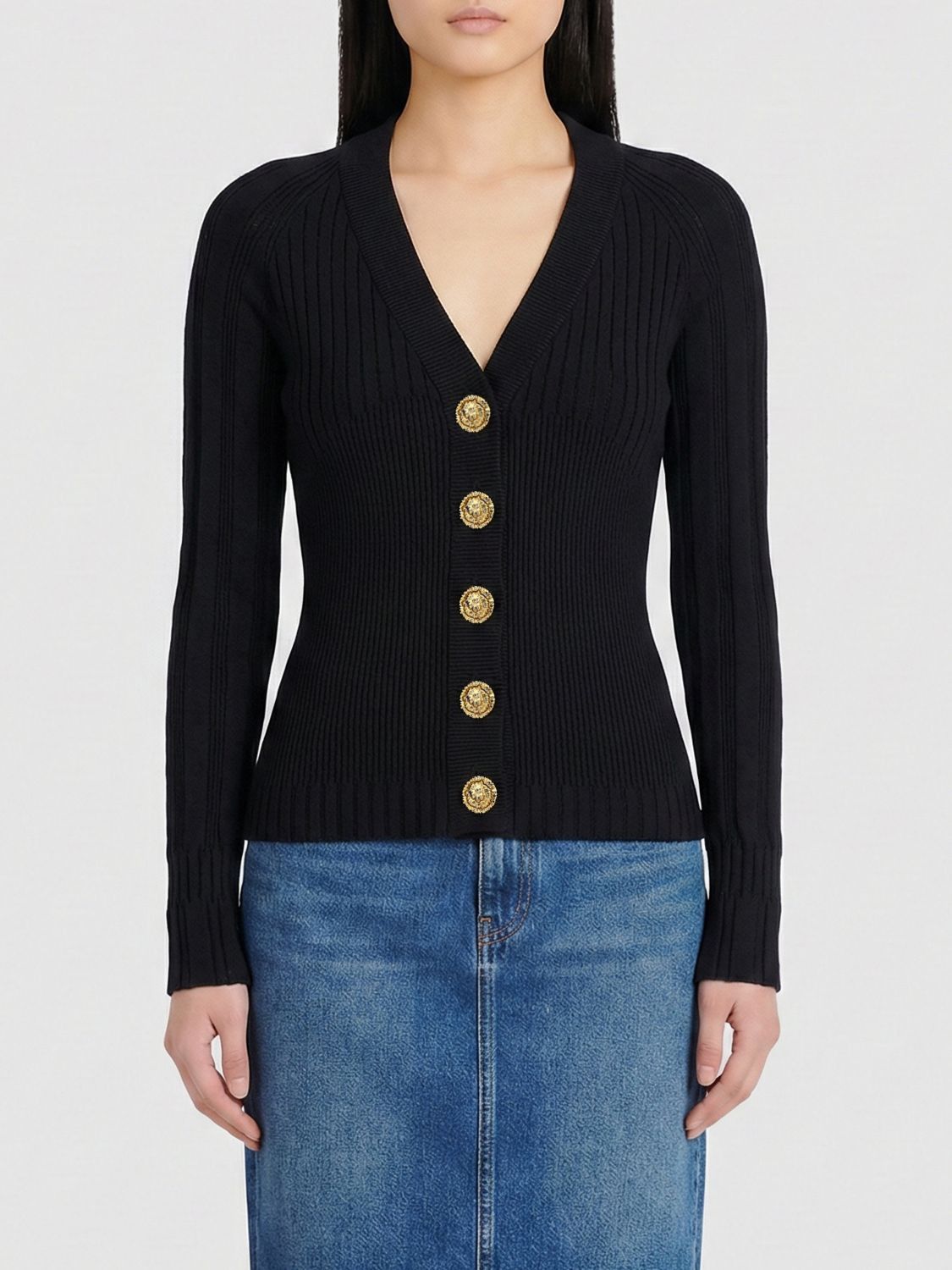 Balmain Balmain Sweater Woman Black Size XS / US 0-2 / IT 36-38 - 1 Thumbnail