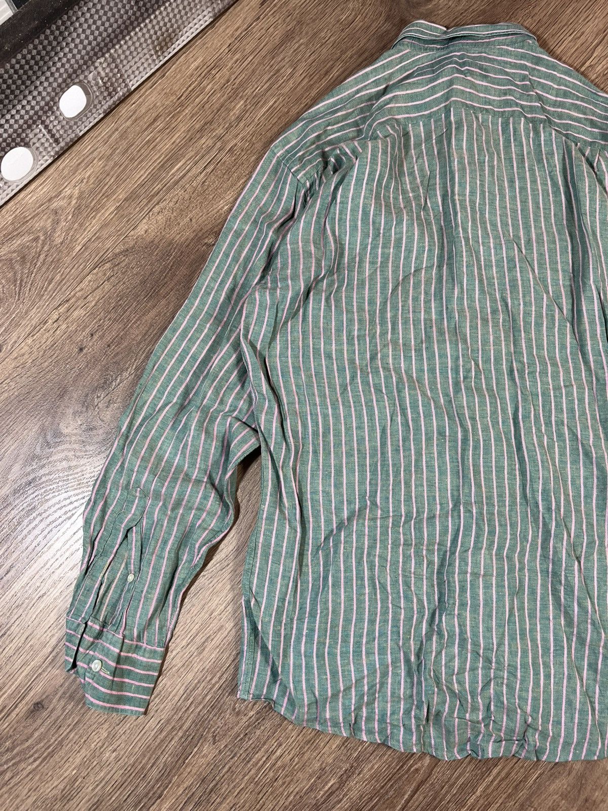 Eton Eton Linen Shirt Size US XL / EU 56 / 4 - 9 Thumbnail