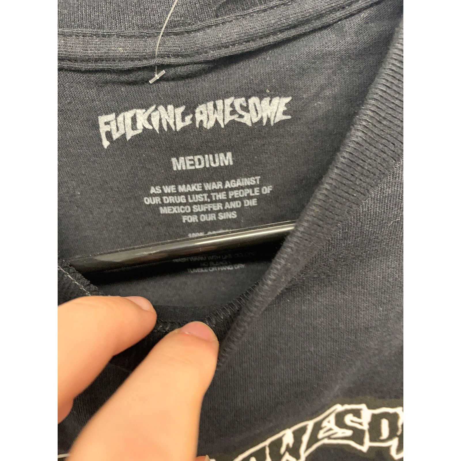 Fucking Awesome F*cking Awesome Black Graphic Tee Size Medium NEW SHIPS NOW Size US M / EU 48-50 / 2 - 2 Thumbnail