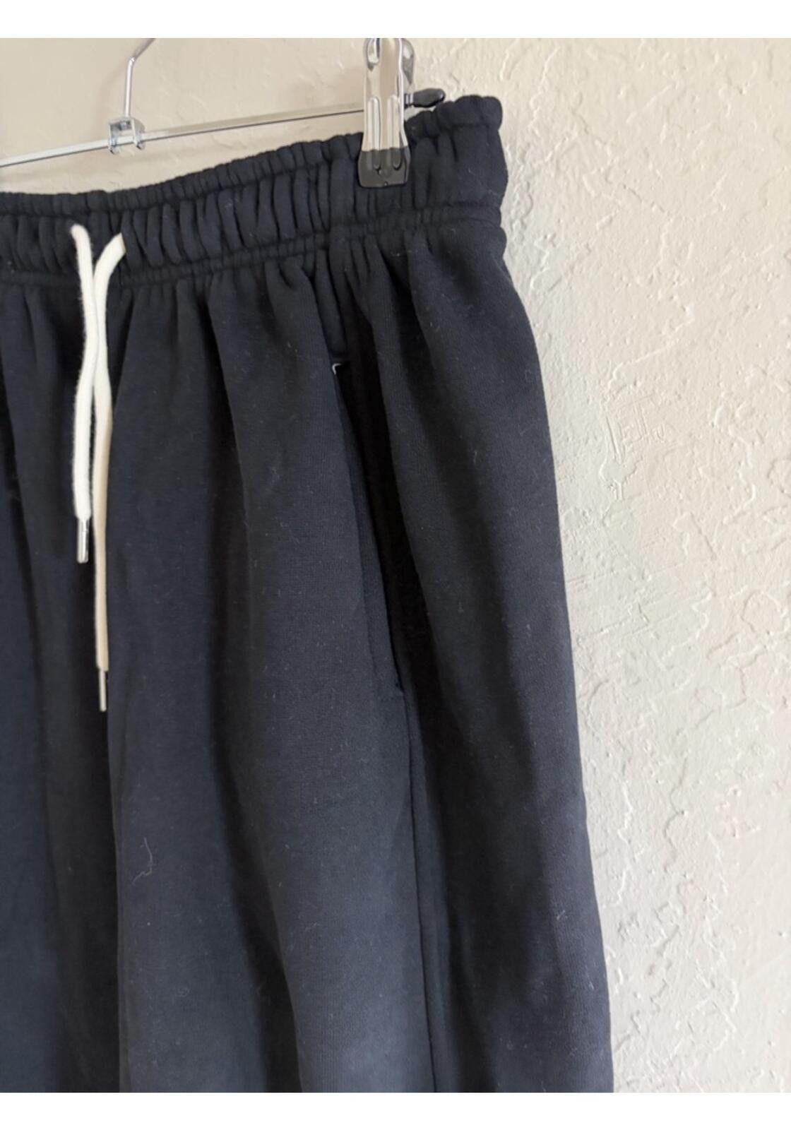 Other Yance Hana Wide-Leg Black Drawstring Capris Size 28" / US 6 / IT 42 - 2 Thumbnail