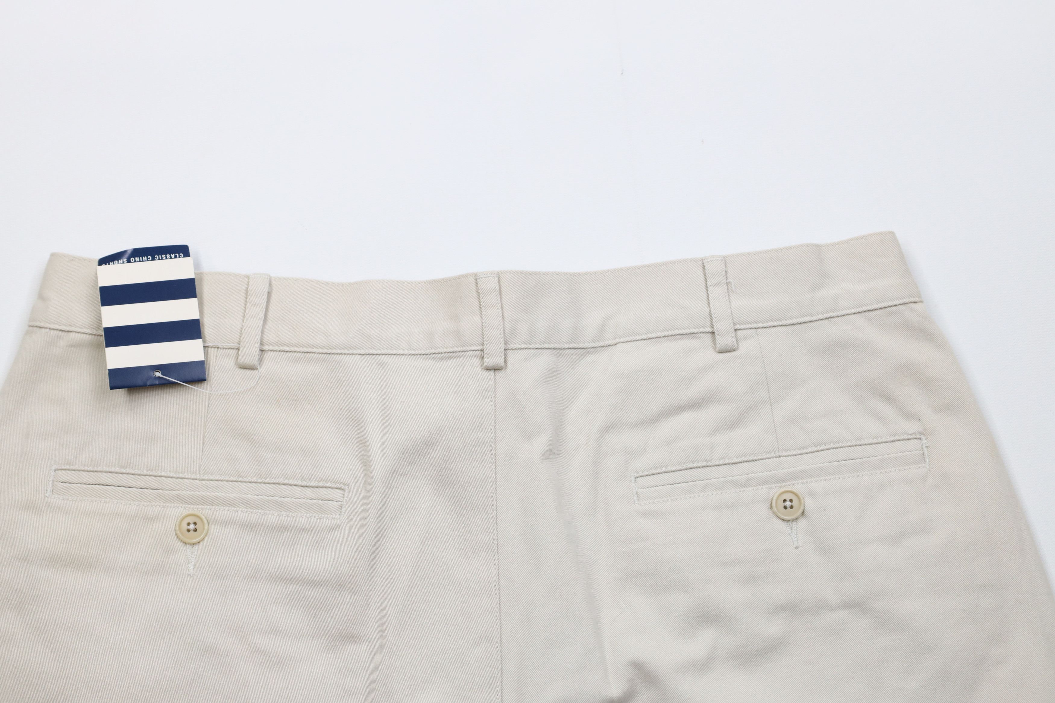 Lands' End Deadstock Vintage 90s Lands End Above Knee Chino Shorts Size US 34 / EU 50 - 8 Thumbnail