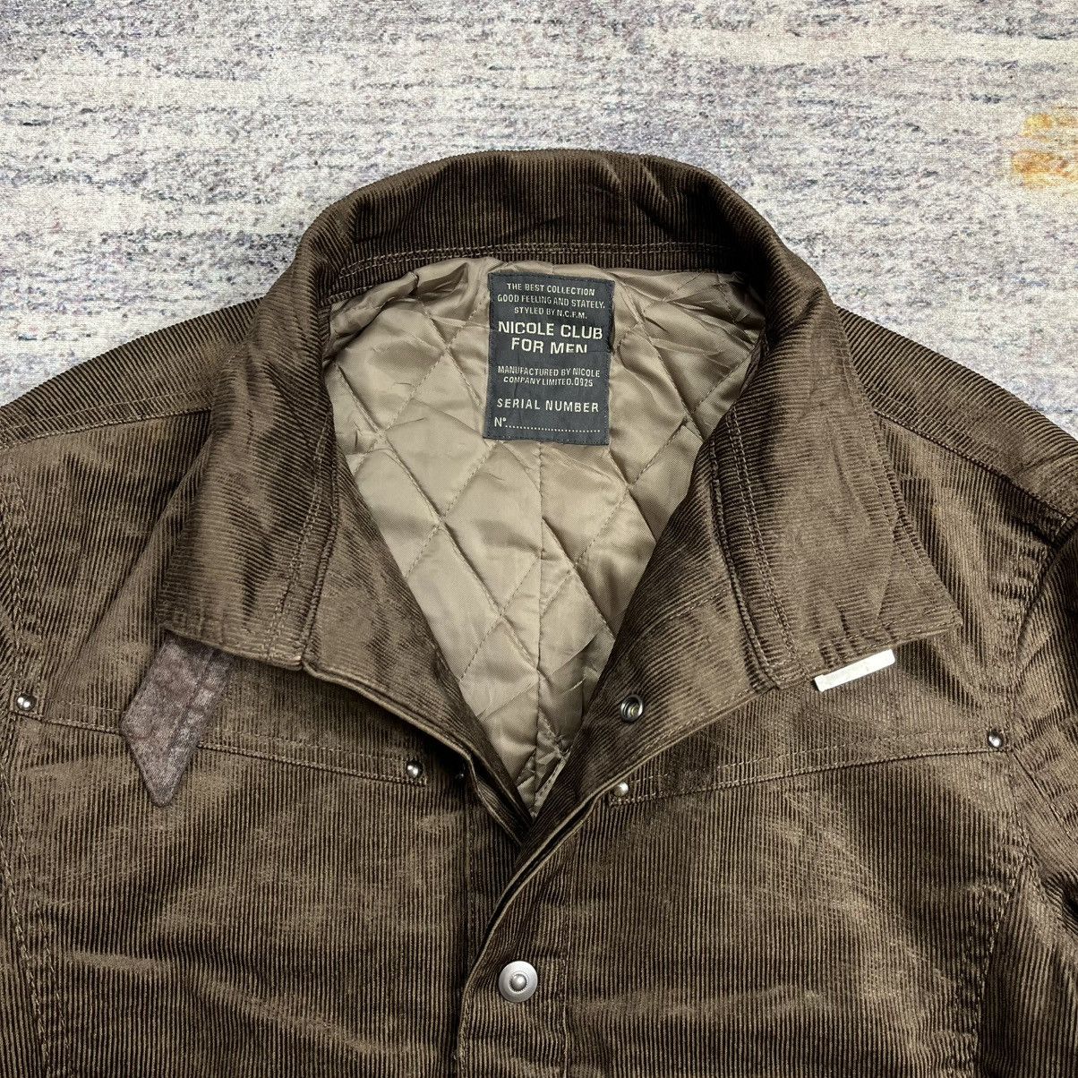 14th Addiction × Le Grande Bleu (L.G.B.) × Nicole Club Nicole Club for men cordory rider jacket Size US S / EU 44-46 / 1 - 5 Thumbnail