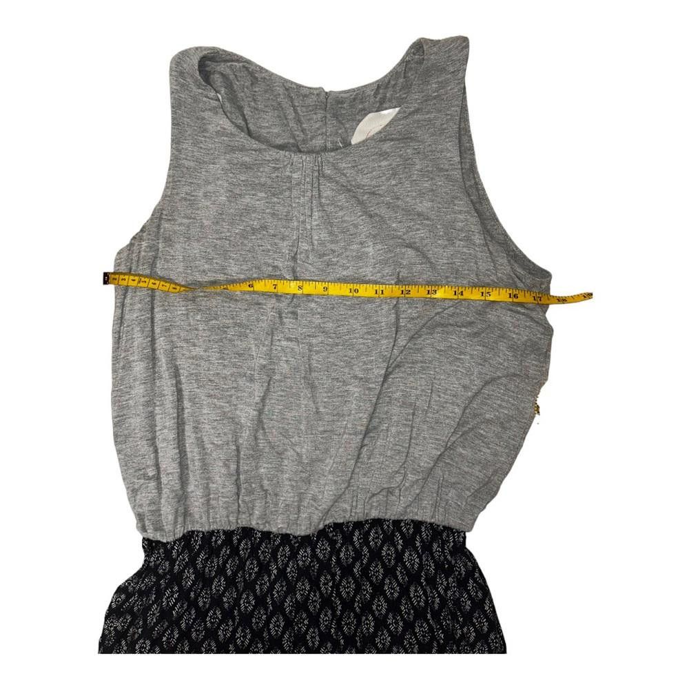Designer Anthropologie l Hei Hei Rhodes Gray Navy Jumpsuit Medium Size 32" / US 10 / IT 46 - 4 Thumbnail
